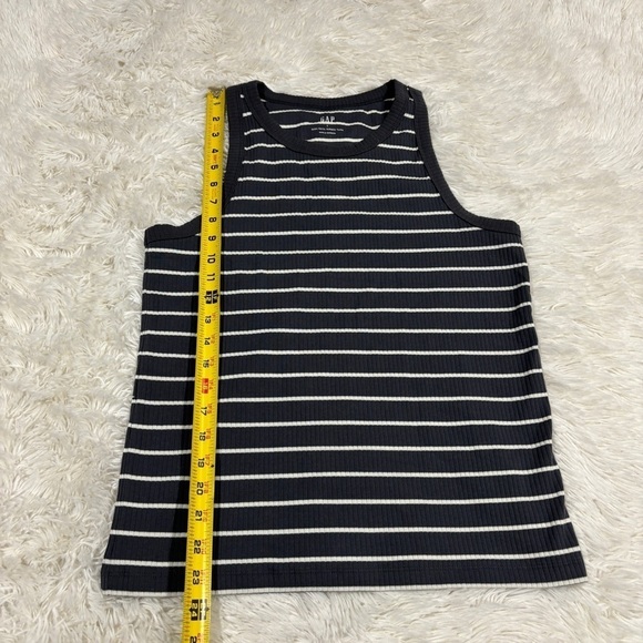 GAP High Neck Ribbed Tank Top Woman’s Large NWOT - Picture 5 of 11